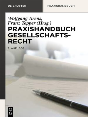 cover image of Praxishandbuch Gesellschaftsrecht